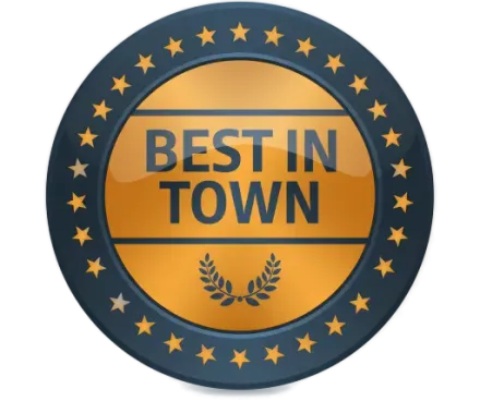 Williamsburg Local — Best in Town badge