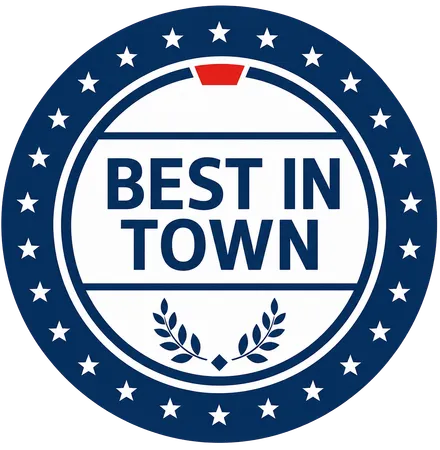 Williamsburg Local — Best in Town badge