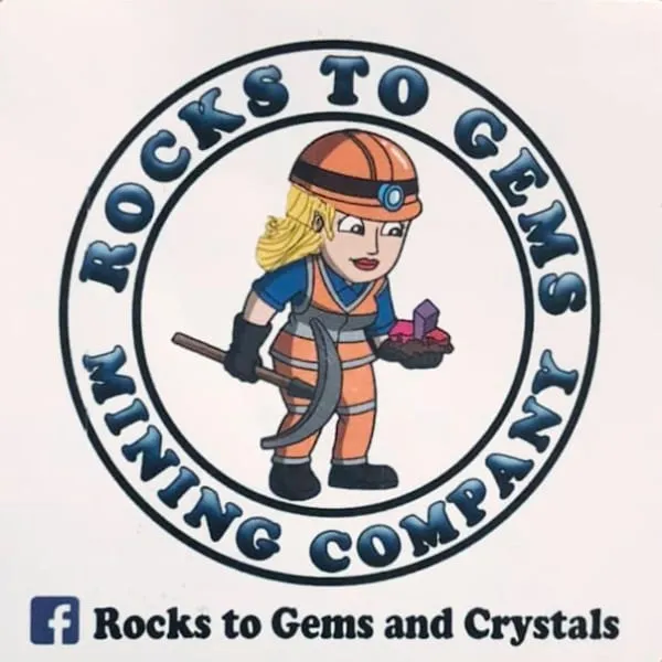 Rocks To Gems and Crystals logo